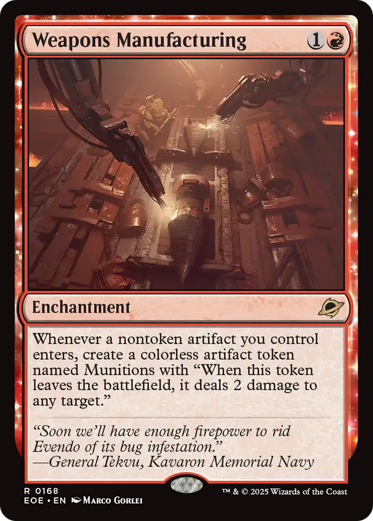 Weapons Manufacturing [Edge of Eternities] | Jack's On Queen