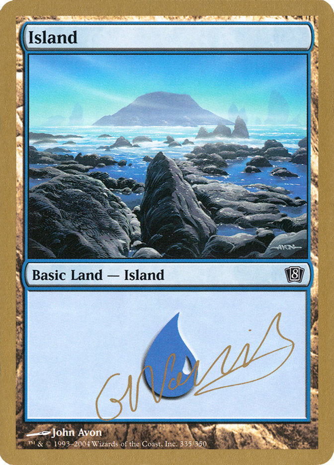 Island (gn335) (Gabriel Nassif) [World Championship Decks 2004] | Jack's On Queen