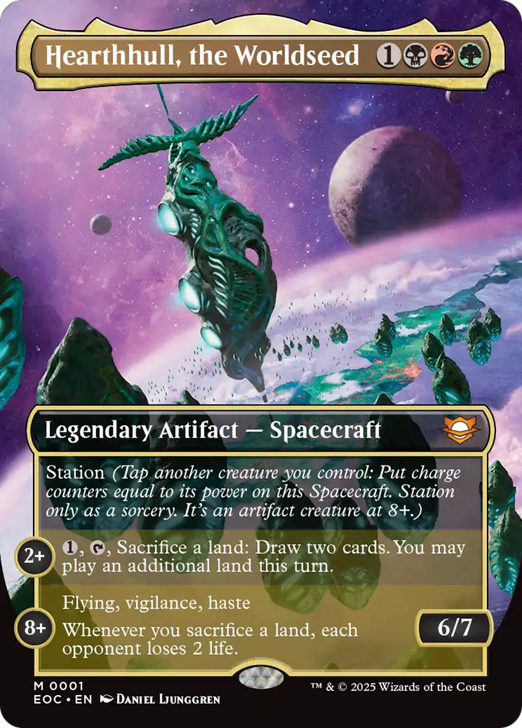 Hearthhull, the Worldseed (Borderless) [Edge of Eternities Commander] | Jack's On Queen