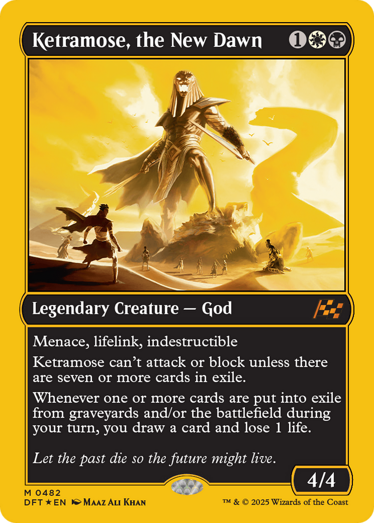 Ketramose, the New Dawn (First-Place Foil) [Aetherdrift] | Jack's On Queen