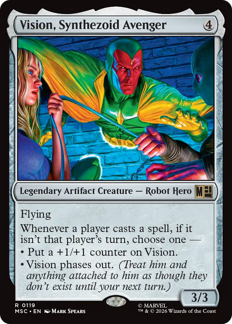 Vision, Synthezoid Avenger [Marvel Super Heroes Commander] | Jack's On Queen