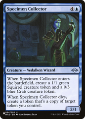 Specimen Collector [The List Reprints] | Jack's On Queen