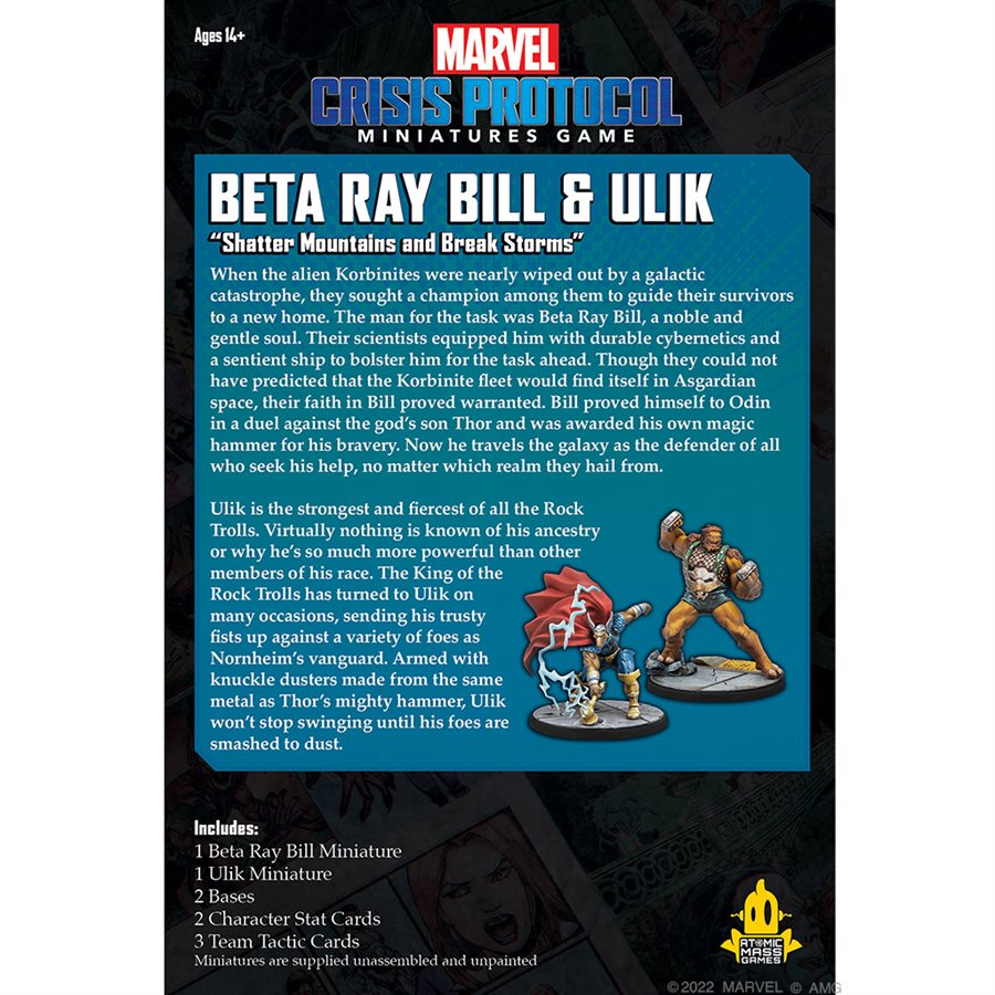 Marvel Crisis Protocol: Beta Ray Bill & Ulik Character Pack | Jack's On Queen