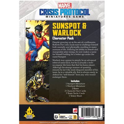 Marvel Crisis Protocol: Sunspot & Warlock | Jack's On Queen