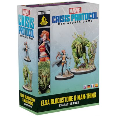 Marvel Crisis Protocol: Elsa Bloodstone & Man-Thing Character Pack | Jack's On Queen