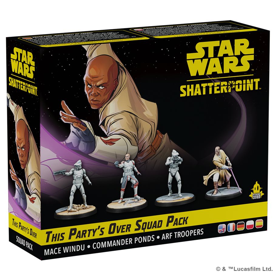 Star Wars: Shatterpoint - This Party's Over: Mace Windu Squad Pack | Jack's On Queen
