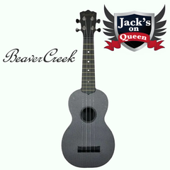 Beaver Creek BCABS Ulina Soprano Ukulele + Bag - Metal | Jack's On Queen