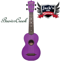 Beaver Creek BCABS Ulina Soprano Ukulele + Bag - Purple | Jack's On Queen