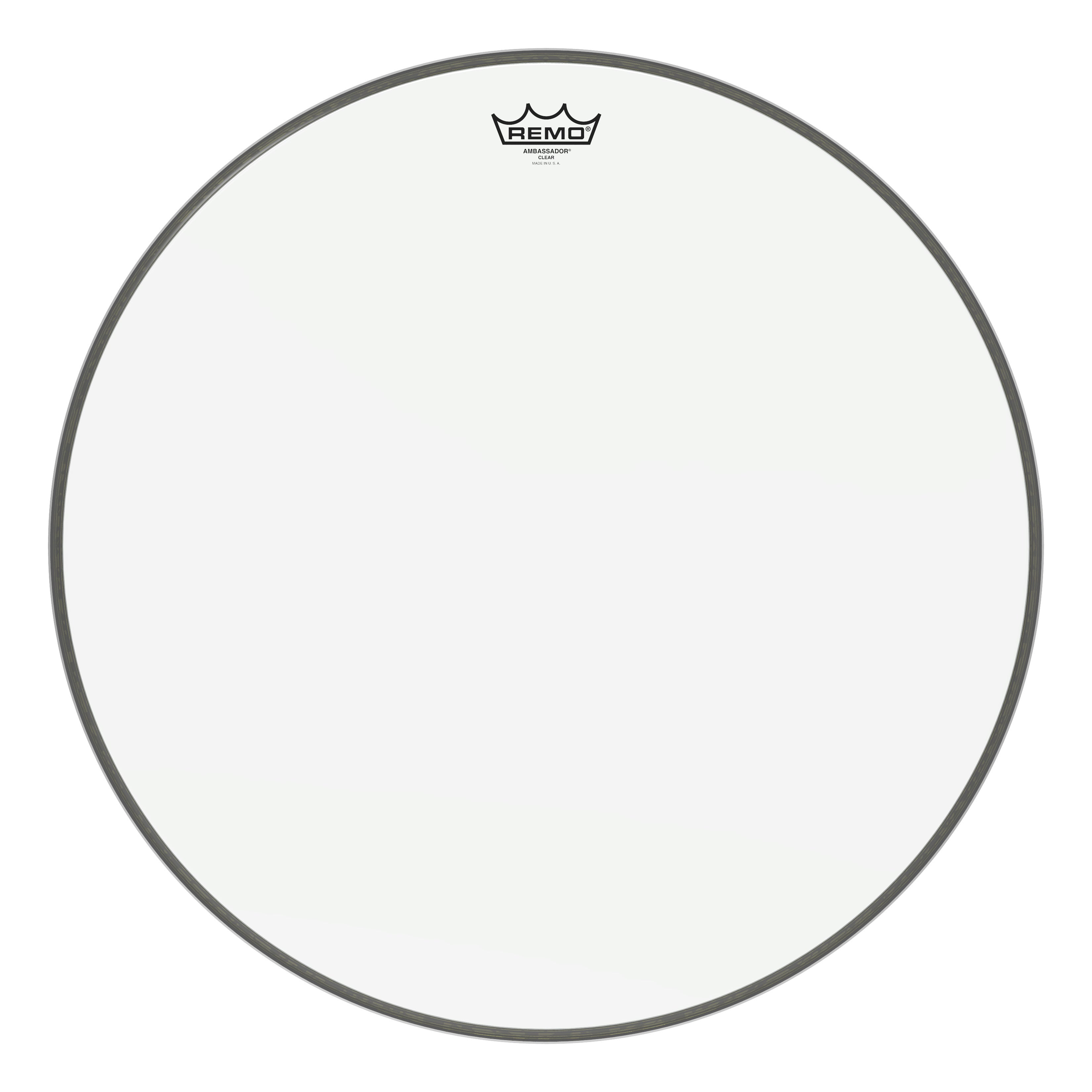 Remo Ambassador Clear Bass Drum Head - 22 Inch Item ID: BR-1322-00 | Jack's On Queen