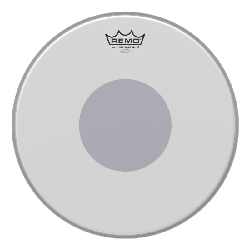 Remo 14" Controlled Sound X Coated Drum Head With Black Dot Item ID: CX-0114-10 | Jack's On Queen