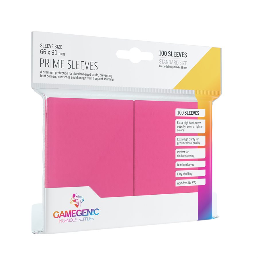 Gamegenic - Prime Sleeves - Pink | Jack's On Queen