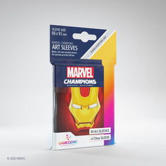 Marvel Champions sleeves: Iron Man (50+1 ct) | Jack's On Queen