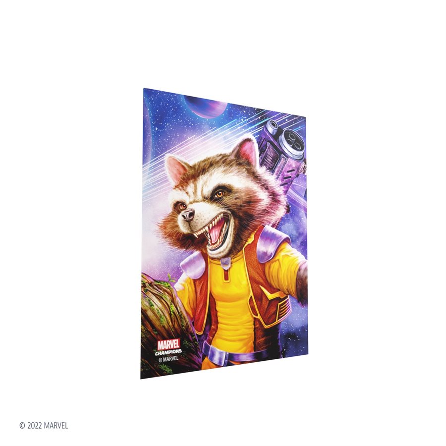 Marvel Champions sleeves: Rocket Raccoon (50+1 ct) | Jack's On Queen