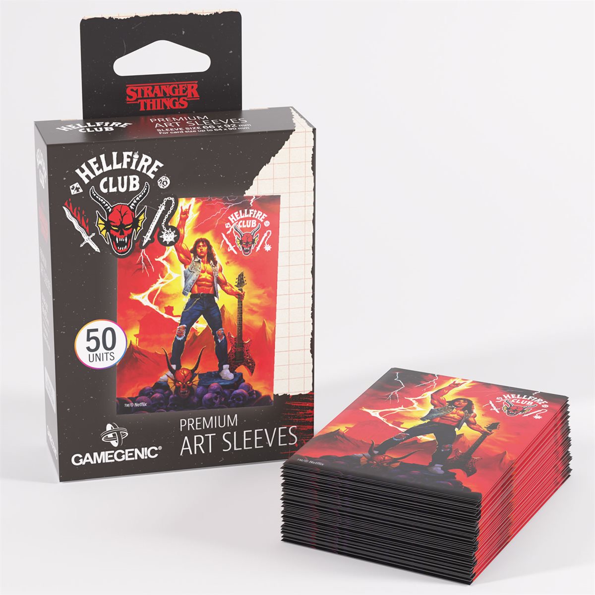Sleeves: Stranger Things: Hellfire Club: Art Sleeves: Eddie Munson | Jack's On Queen