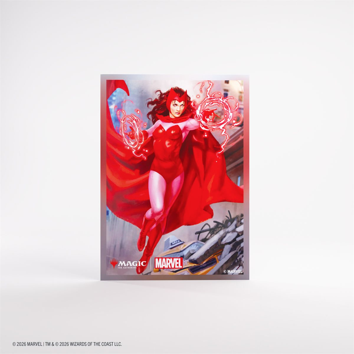 Sleeves: Magic:The Gathering-Marvel Super Heroes:Prem Art Sleeves:The Scarlet Witch | Jack's On Queen