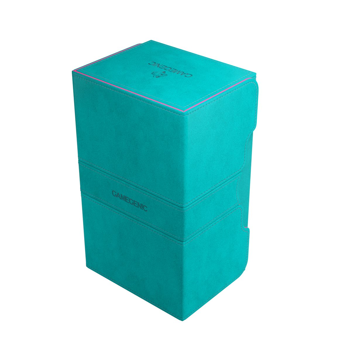 Gamegenic - Stronghold 200+ Convertible Deck Box - Teal / Pink Exclusive Line | Jack's On Queen