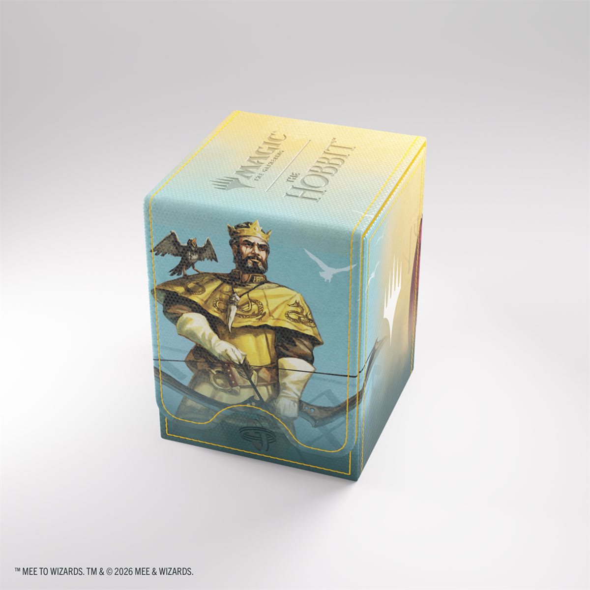 Deck Box: Magic: The Gathering - The Hobbit: Squire XL (80 ct.) - Gleaming Splendor / The King of Dale | Jack's On Queen