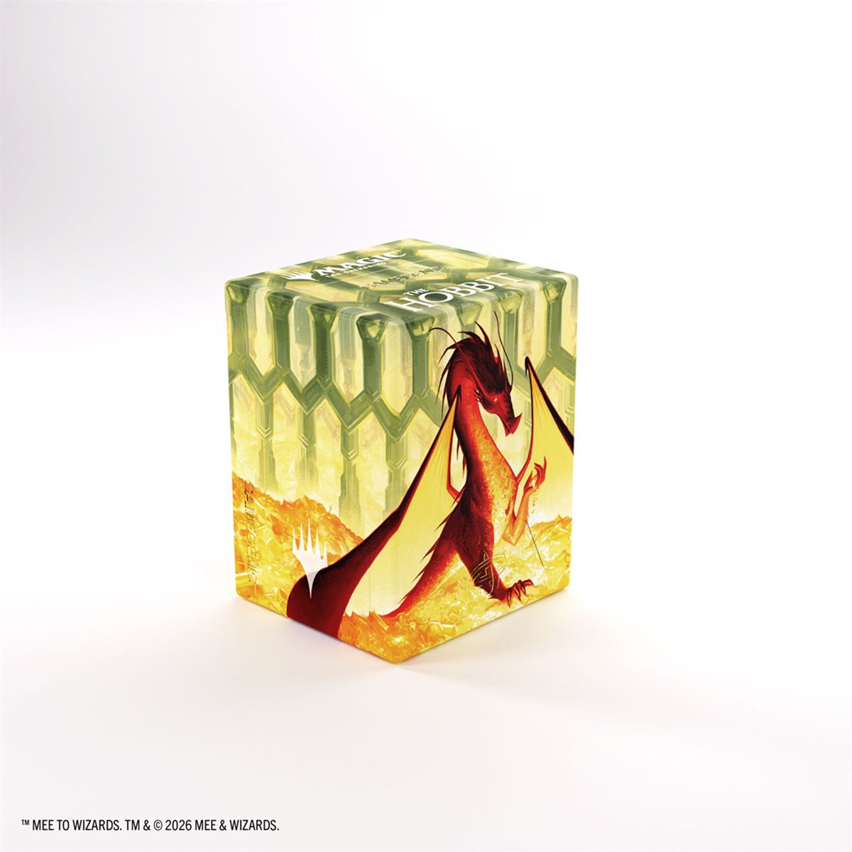 Deck Box: Magic: The Gathering - The Hobbit: Bastion XL (80 ct.) - Smaug the Golden | Jack's On Queen