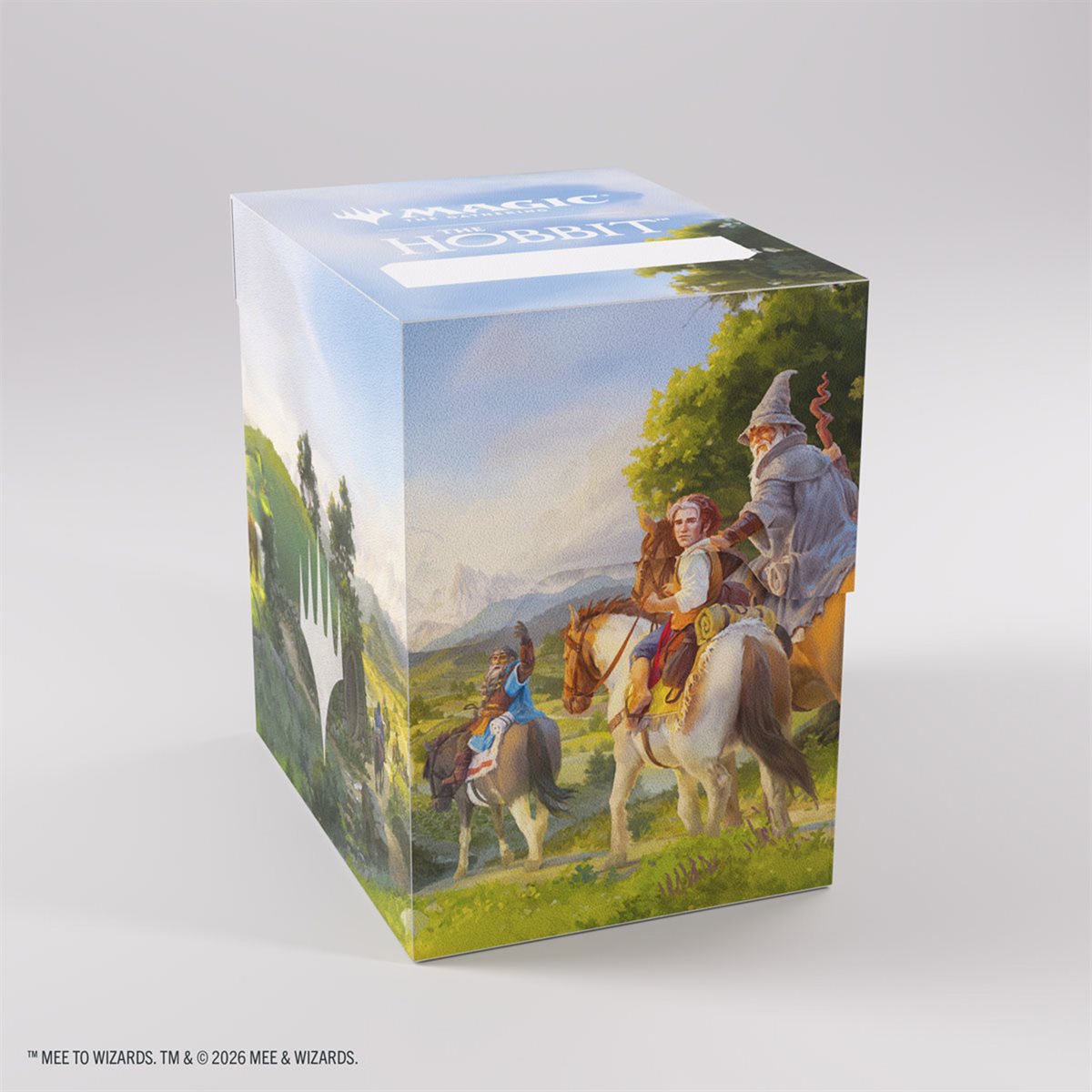 Deck Box: Magic: The Gathering - The Hobbit: Soft Crate (80 ct.) - Leaving Hobbiton / Troop of Ponies | Jack's On Queen