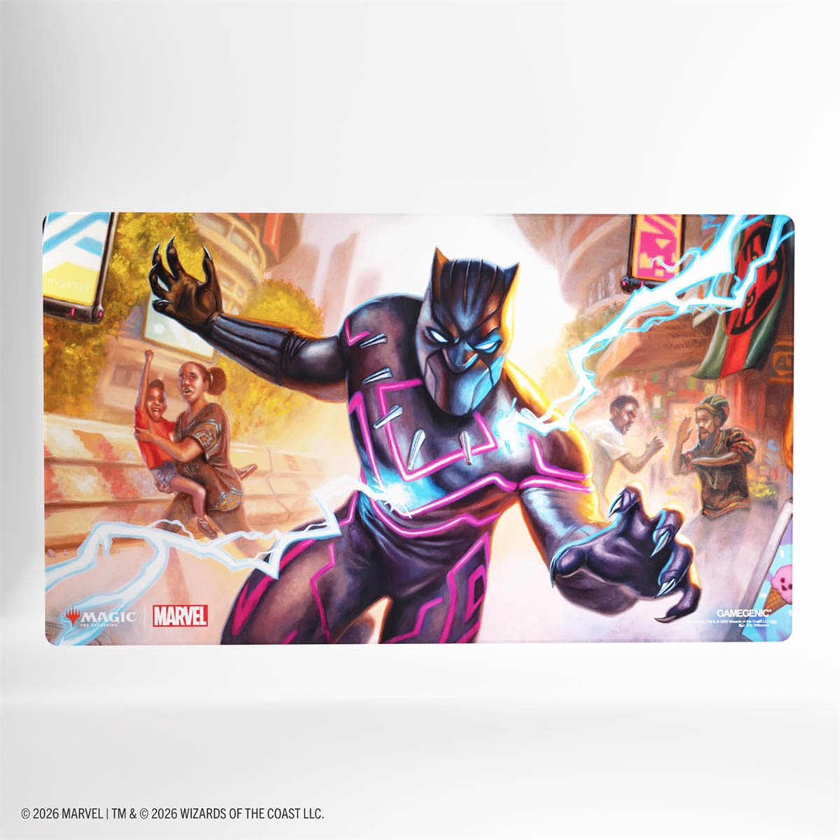 Playmat: Shiny: Magic: The Gathering: Marvel Super Heroes: Striking Black Panther | Jack's On Queen