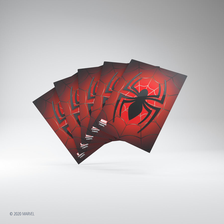 Marvel Champions sleeves: Spider-Man (50+1 ct) | Jack's On Queen