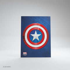 Marvel Champions sleeves: Captain America (50+1 ct) | Jack's On Queen