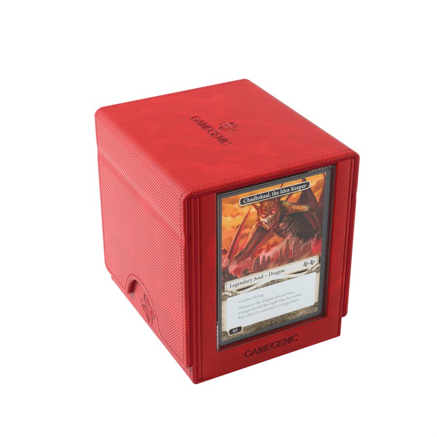 Deck Box: Sidekick Pro XL: Red (100 ct) (ML) | Jack's On Queen