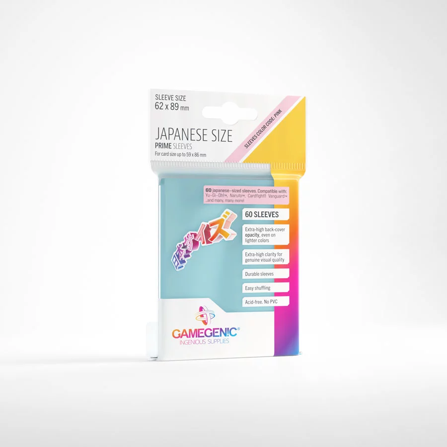 Gamegenic - Prime Sleeves - Japanese size - Clear | Jack's On Queen