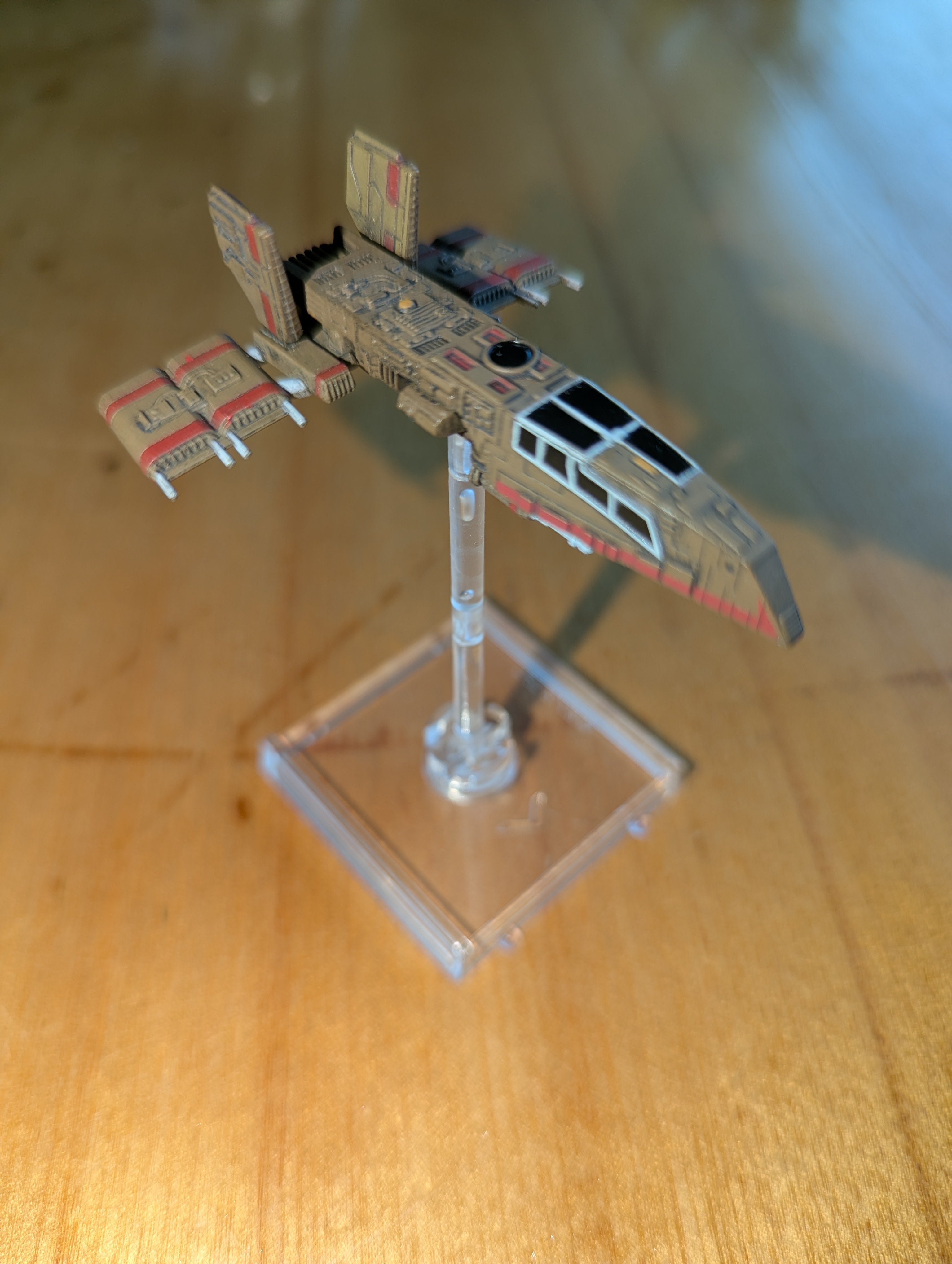 (Used) FFG X-Wing: HWK-290 Ship & Stand (1st Ed SWX12) (AM) | Jack's On Queen