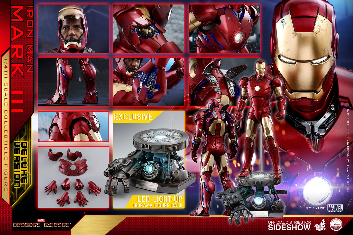 Iron Man III Deluxe Version 1/4 scale Collectible Figure | Jack's On Queen