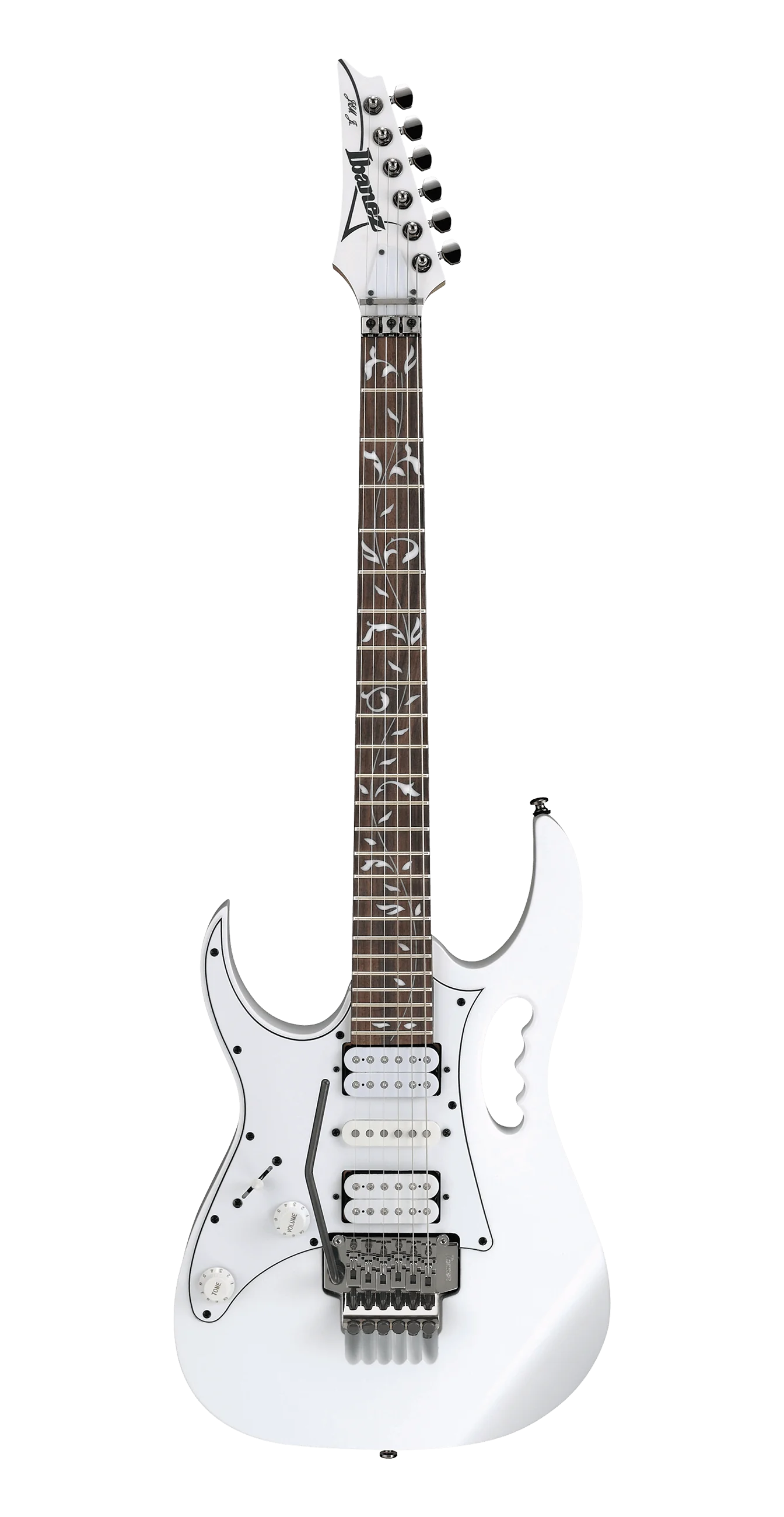 Ibanez JEMJRLWH Steve Vai Signature Left Handed White | Jack's On Queen