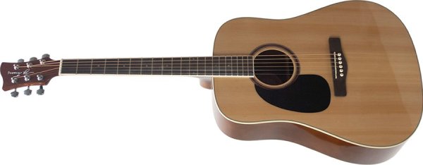 Jay Turser Dreadnought Acoustic Guitar, Full Size, Natural, Left Handed JTA524D-LH-N | Jack's On Queen