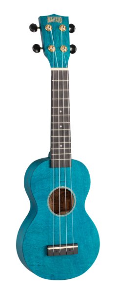 Slimline Series Soprano Ukulele With Carry Bag, Transparent Blue | Jack's On Queen