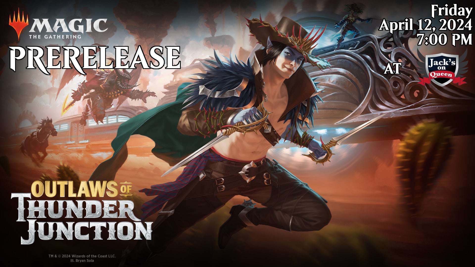 Outlaws of Thunder Junction Prerelease - Friday, April 12 - 7PM | Jack's On Queen