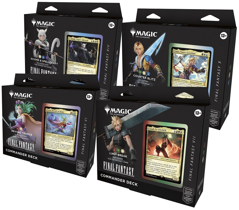 MTG Final Fantasy Commander Decks (set of 4) | Jack's On Queen