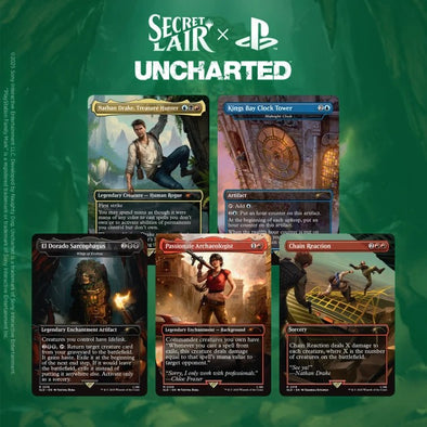 Secret Lair x Playstation: Uncharted Non-Foil Edition | Jack's On Queen