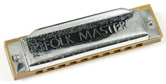 Suzuki SU-FM1072G Folkmaster 10 Hole Diatonic Harmonica -Key of G | Jack's On Queen