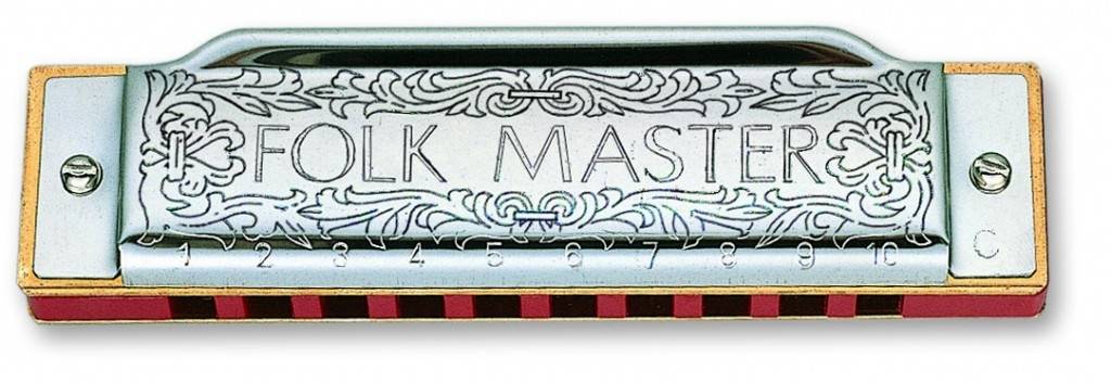 Suzuki SU-FM1072G Folkmaster 10 Hole Diatonic Harmonica -Key of C | Jack's On Queen