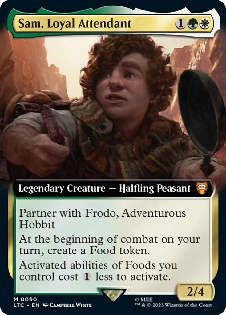 Sam, Loyal Attendant (Extended Art) [The Lord of the Rings: Tales of Middle-Earth Commander] | Jack's On Queen