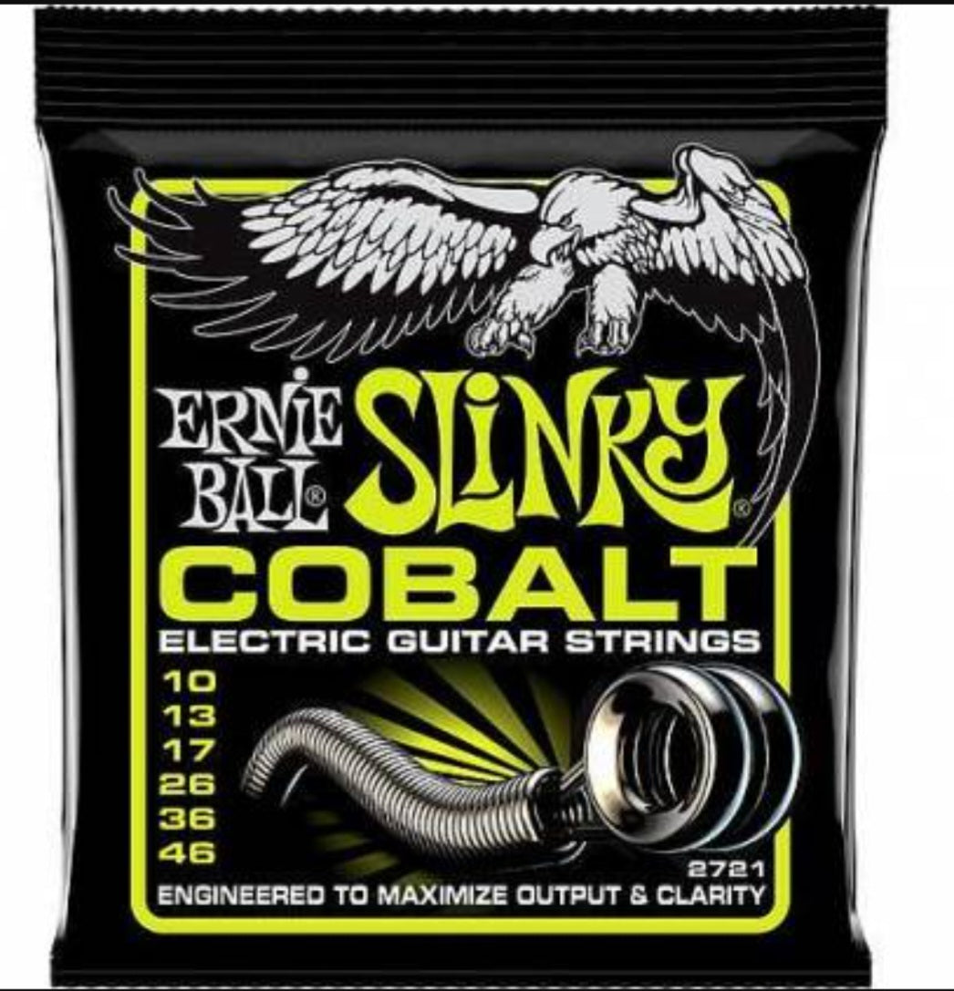 ERNIE BALL REGULAR COBALT SLINKY STRINGS 10-46 | Jack's On Queen