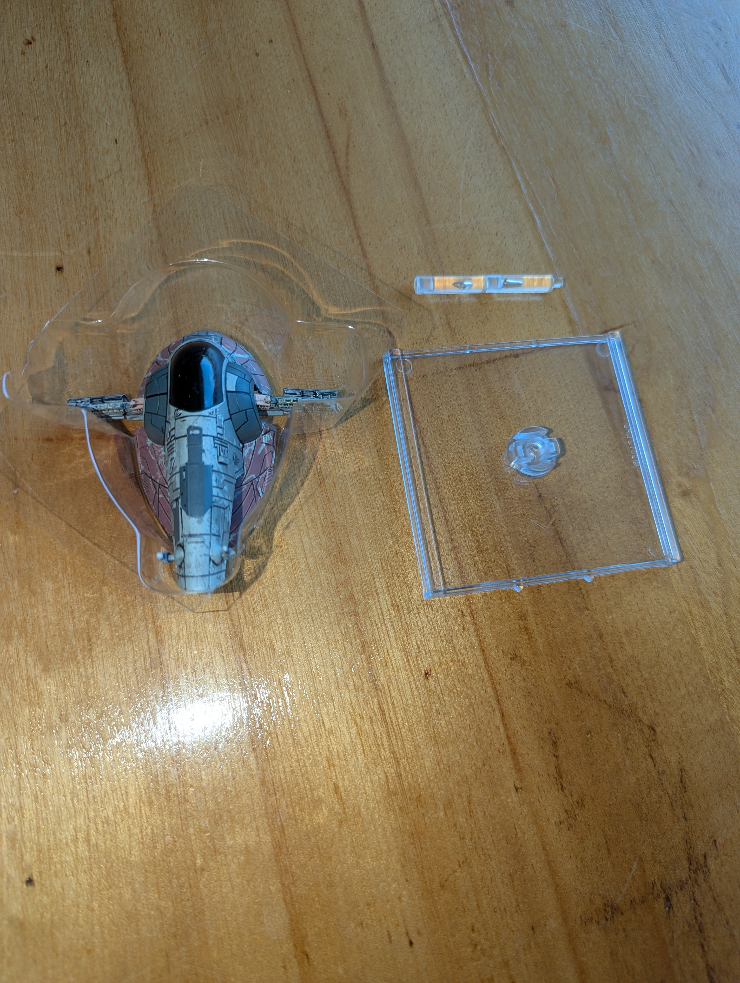 (Used) FFG X-Wing: Slave I, Firespray-31 Ship & Stand (1st Ed SWX07) (AM) | Jack's On Queen