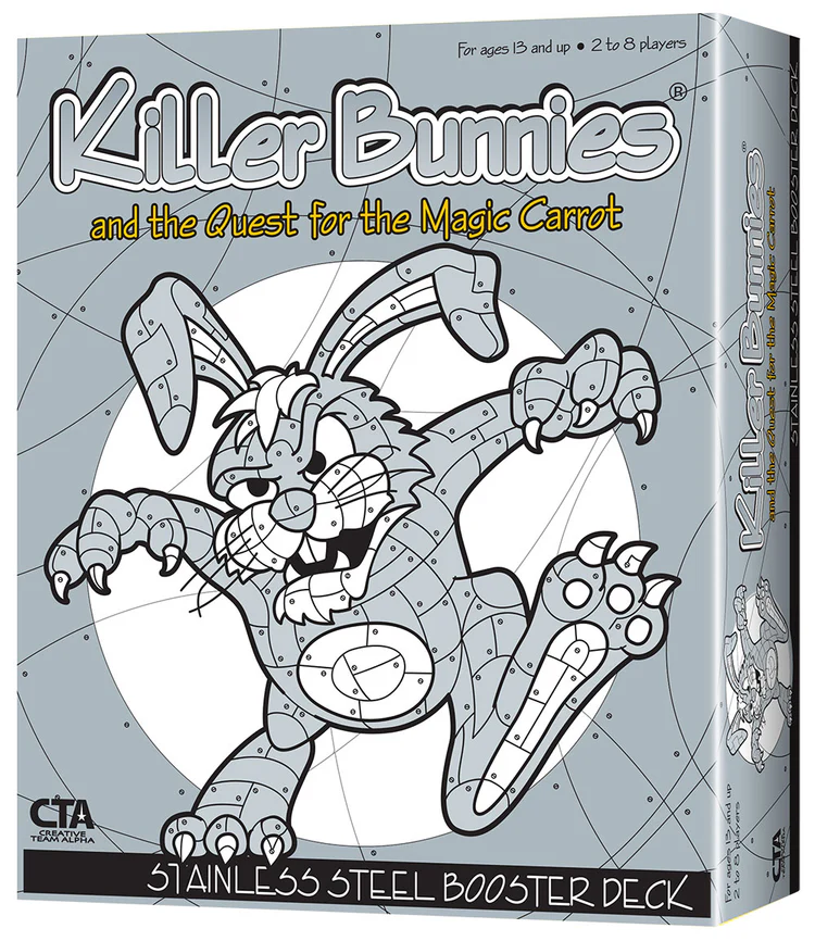 Killer Bunnies and the Quest for the Magic Carrot Stainless Steel Booster Pack | Jack's On Queen
