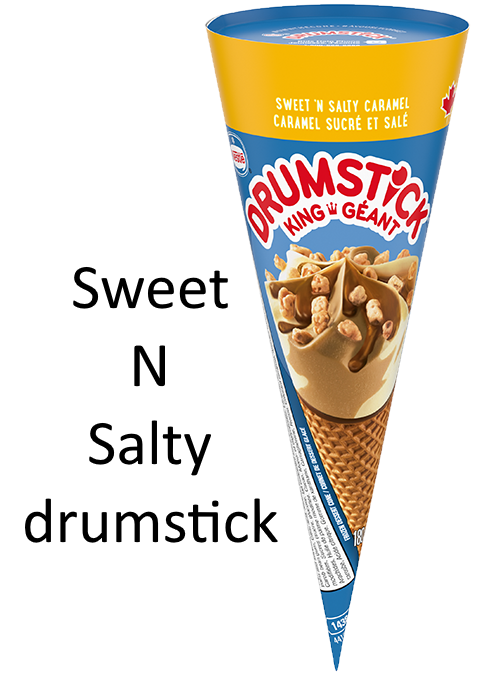 Sweet & Salty Caramel Drumstick (ice cream) | Jack's On Queen