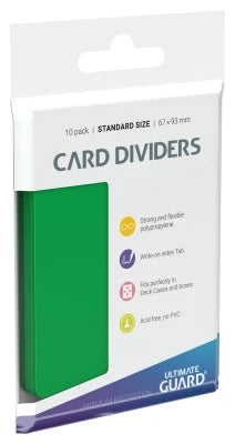 CARD DIVIDERS - Ultimate Guard (Green) UGD010357 | Jack's On Queen