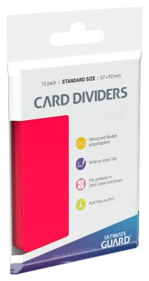 CARD DIVIDERS - Ultimate Guard (Red) UGD010358 | Jack's On Queen