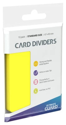 CARD DIVIDERS - Ultimate Guard (Yellow) UGD010451 | Jack's On Queen