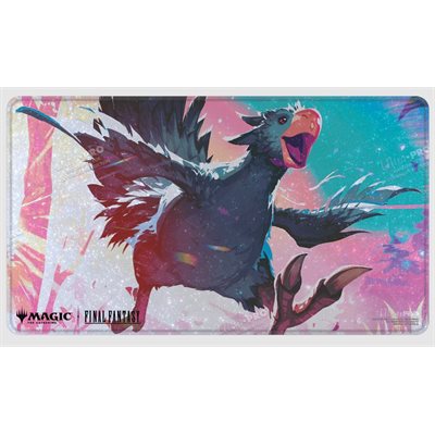 Playmat: Holofoil: Magic: The Gathering - Final Fantasy: Traveling Chocobo Black | Jack's On Queen