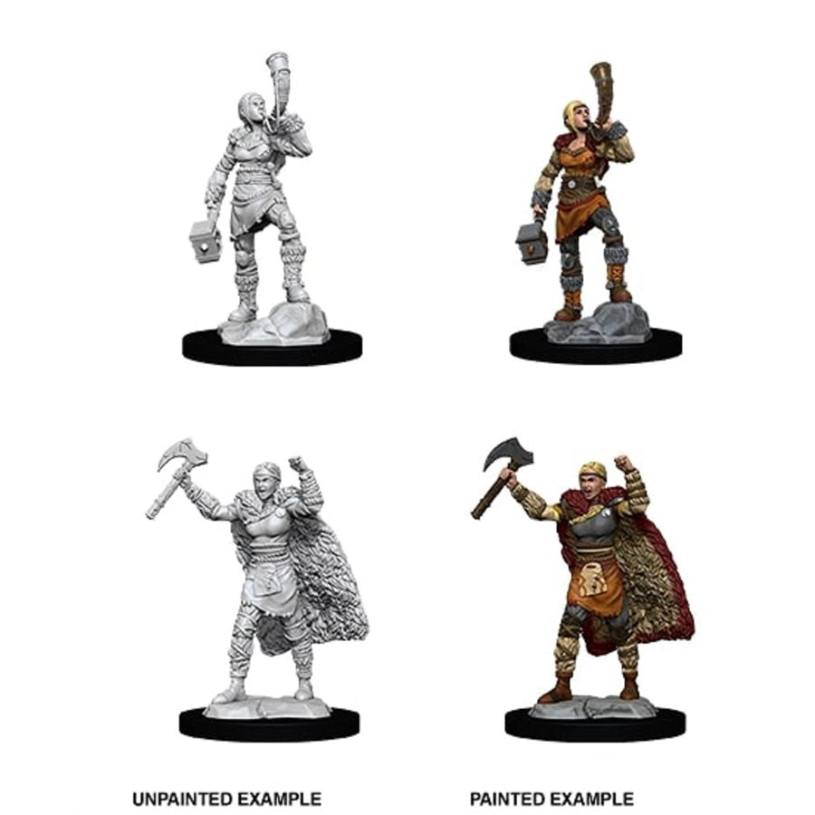 D&D Nolzur's Marvelous Miniatures: Wave 12: Female Human Barbarian | Jack's On Queen