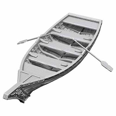 WizKids Deep Cuts Unpainted Miniatures: Wave 18: Rowboat & Oars | Jack's On Queen