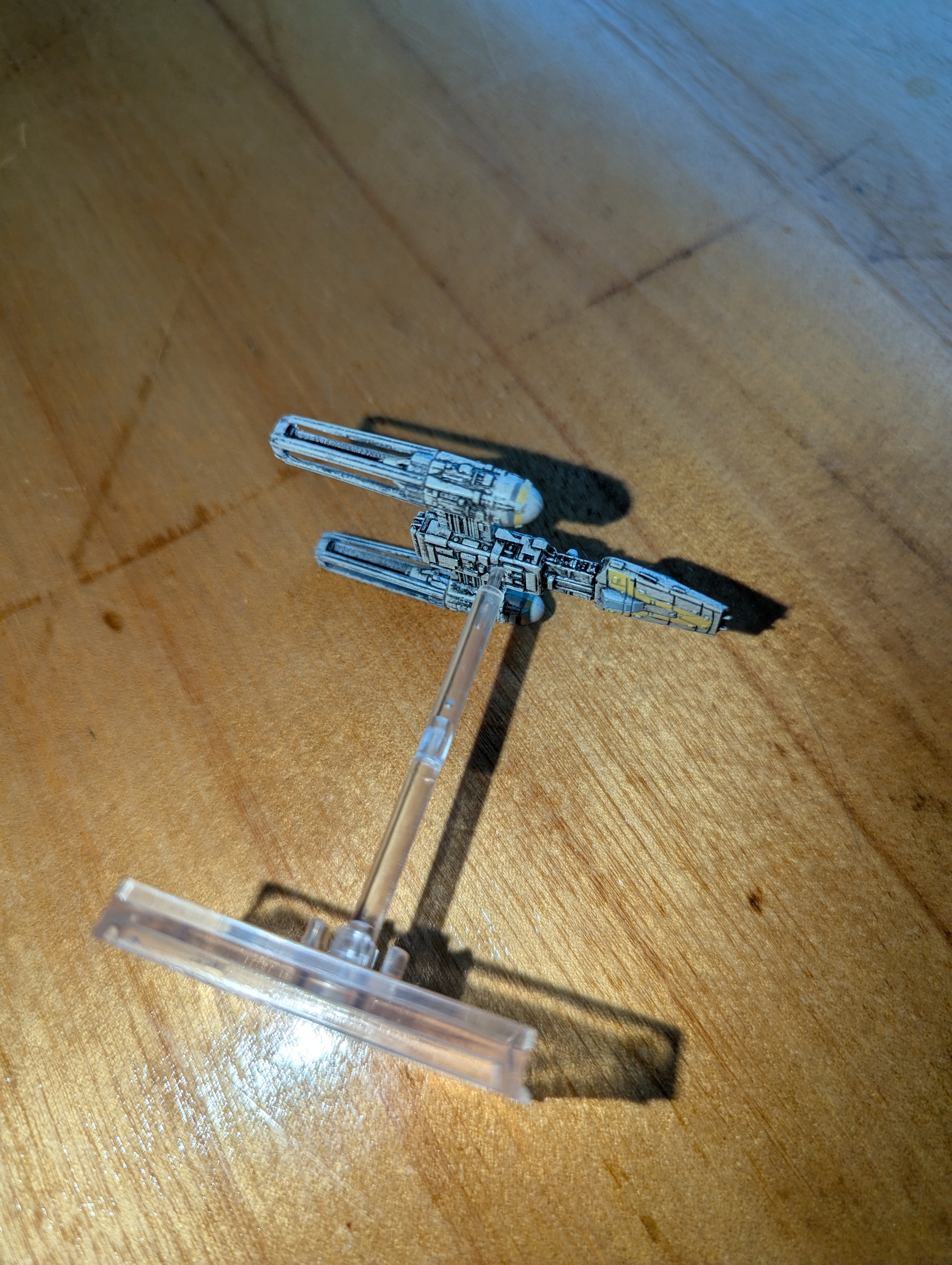 (Used) FFG X-Wing: Y-Wing Ship & Stand (1st Ed SWX04) (AM) | Jack's On Queen
